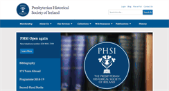 Desktop Screenshot of presbyterianhistoryireland.com